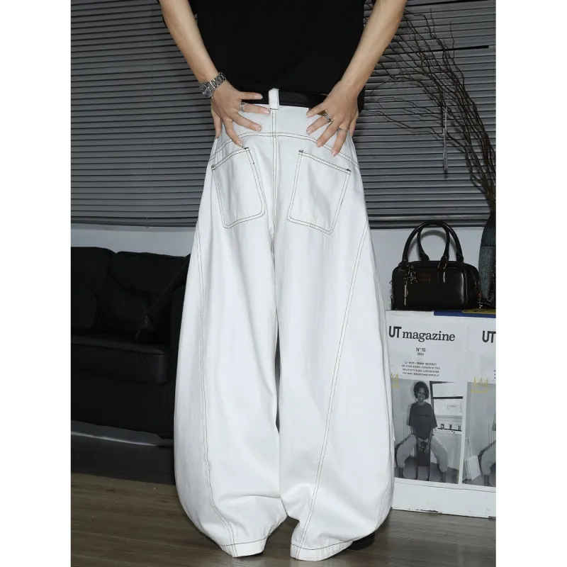 CORNILOT Jeans Unisex White-3