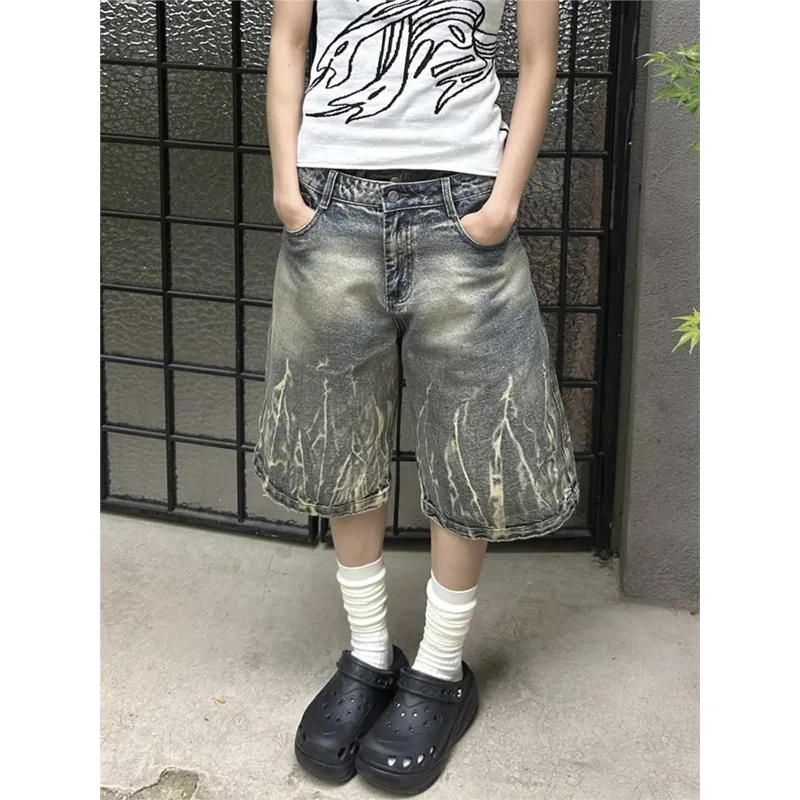 CORNILOT Denim Shorts Unisex Blue-4