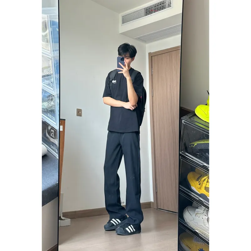 CORNILOT Suit Trousers Unisex Black-0