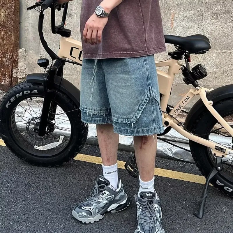 CORNILOT Denim Shorts Unisex Blue-2