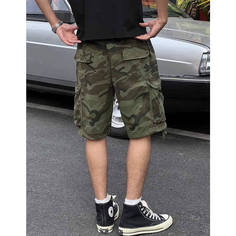CORNILOT Cargo Shorts Unisex Camouflage-1
