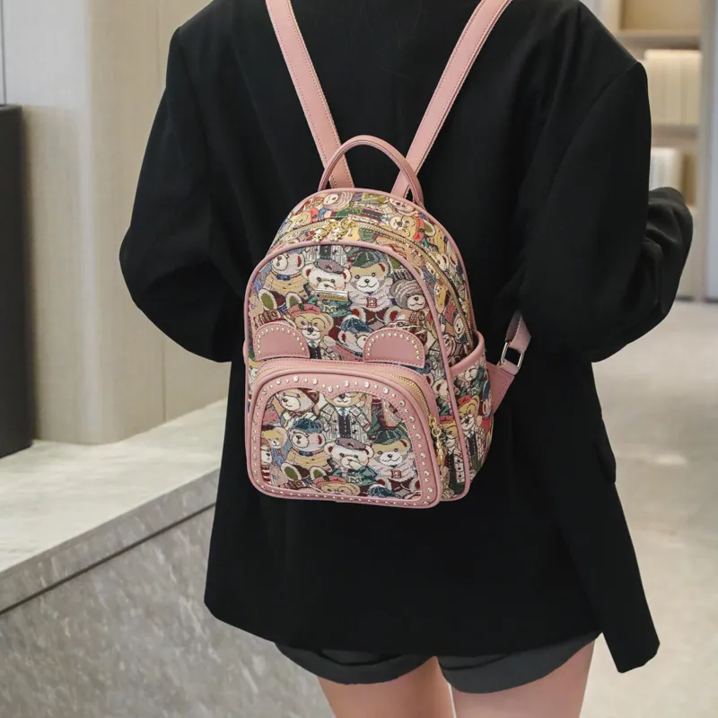 North Pack PU Backpack Women's Multicolor-10