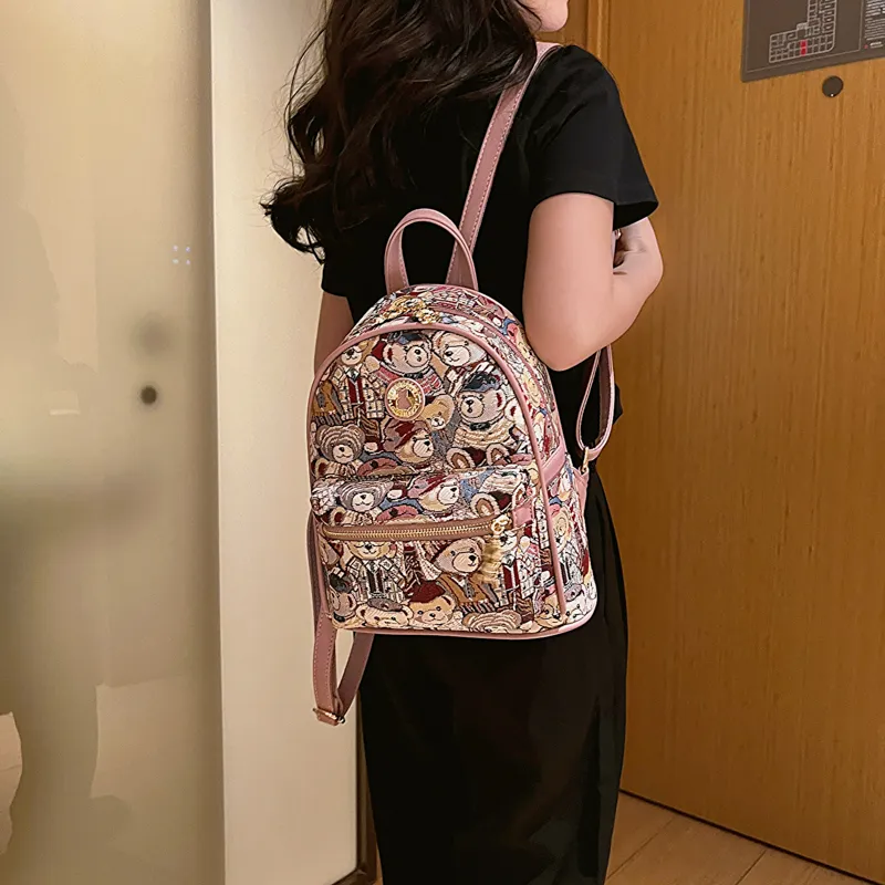 North Pack PU Backpack Women's Multicolor-3