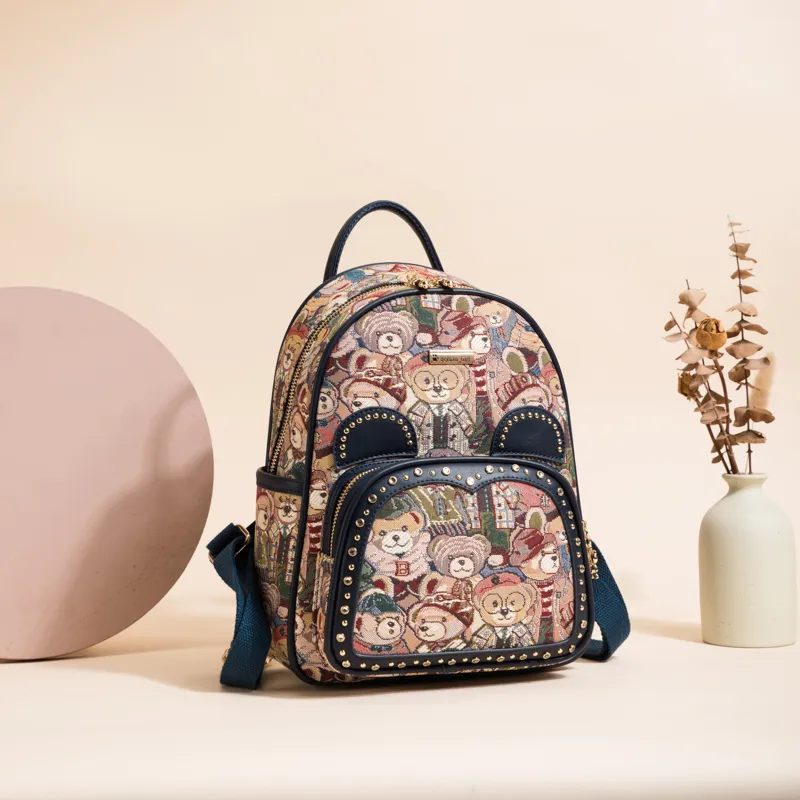 North Pack PU Backpack Women's Multicolor-1