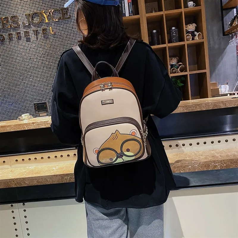 North Pack PU Backpack Women's Coffee-3