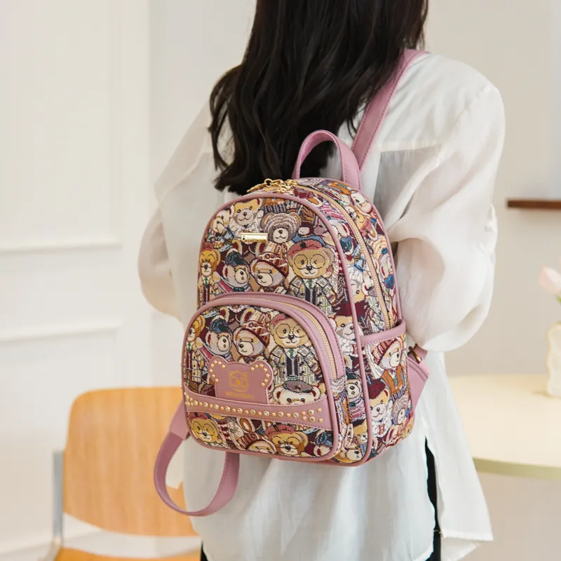 North Pack PU Backpack Women's Multicolor-7