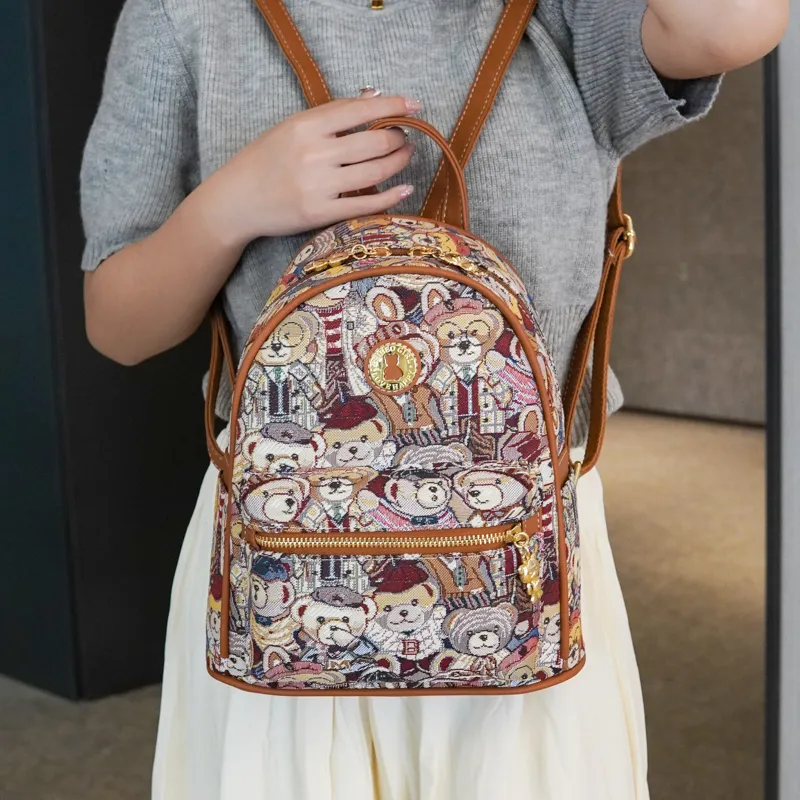 North Pack PU Backpack Women's Multicolor-8