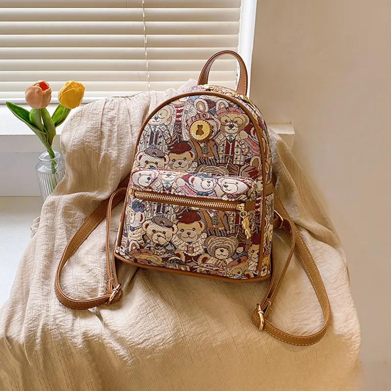 North Pack PU Backpack Women's Multicolor-6