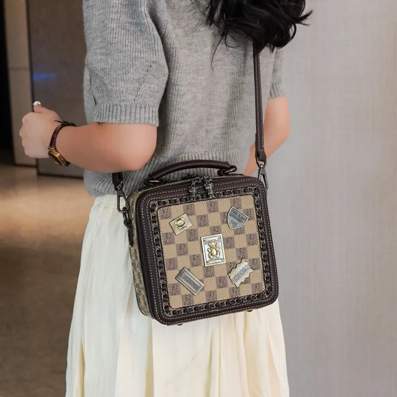 North Pack PU Shoulder Bag, Crossbody Bag, Handbag Women's Multicolor-4