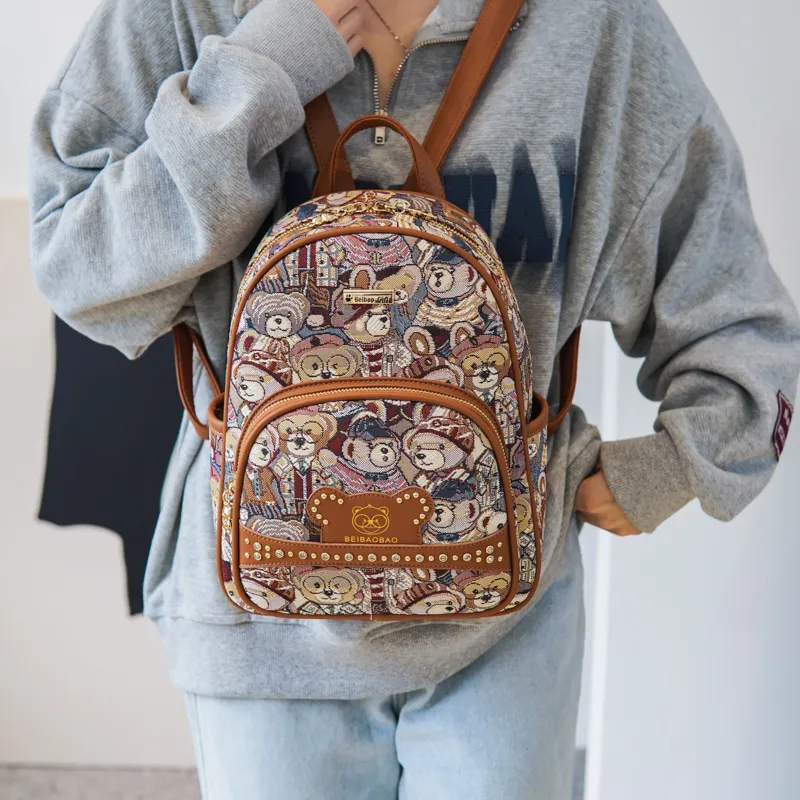 North Pack PU Backpack Women's Multicolor-10