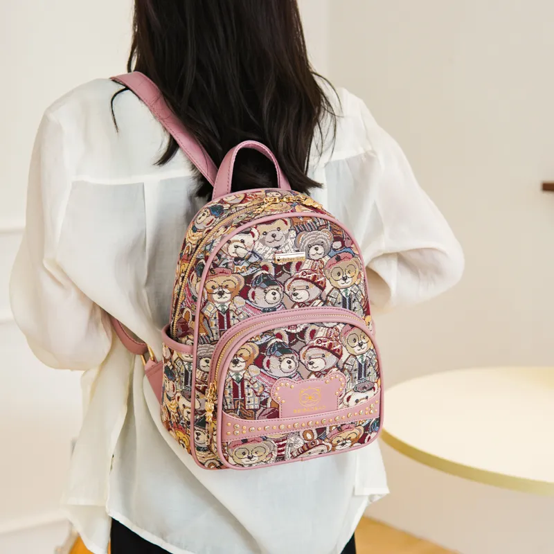 North Pack PU Backpack Women's Multicolor-6