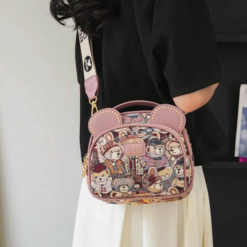 North Pack PU Shoulder Bag, Crossbody Bag, Handbag Women's Multicolor-5