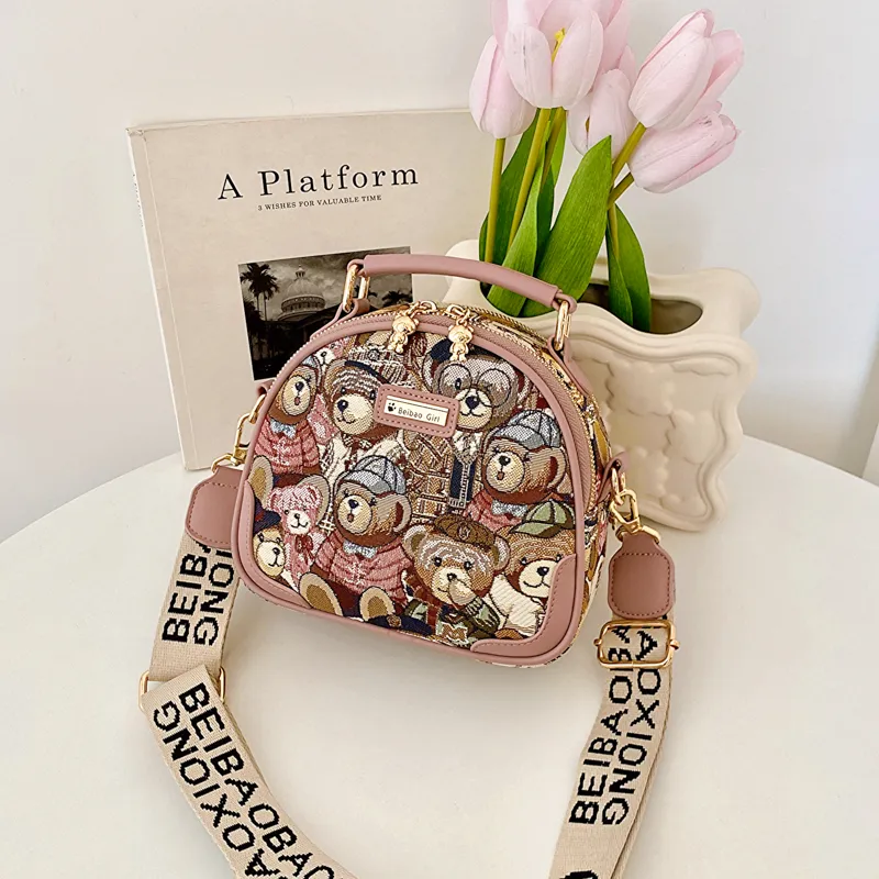 North Pack PU Shoulder Bag, Crossbody Bag, Handbag Women's Multicolor-3