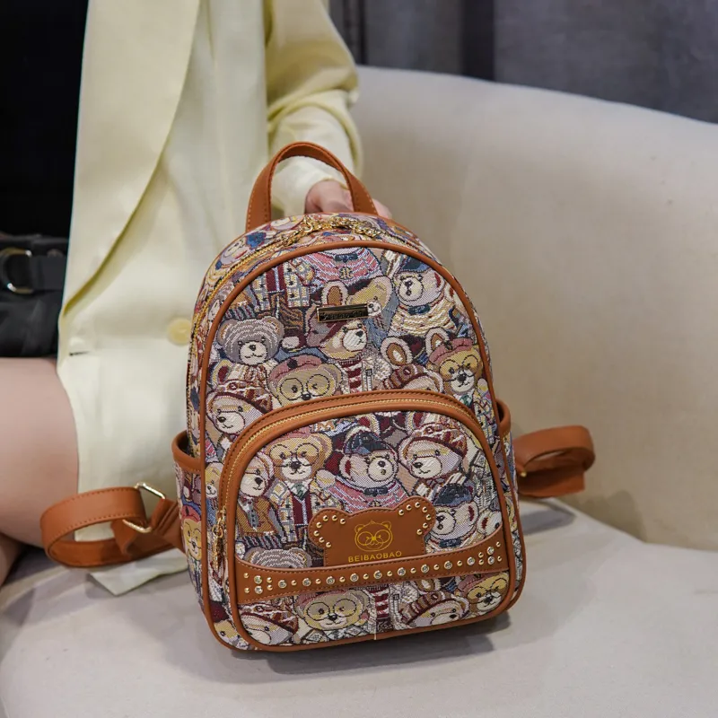 North Pack PU Backpack Women's Multicolor-9
