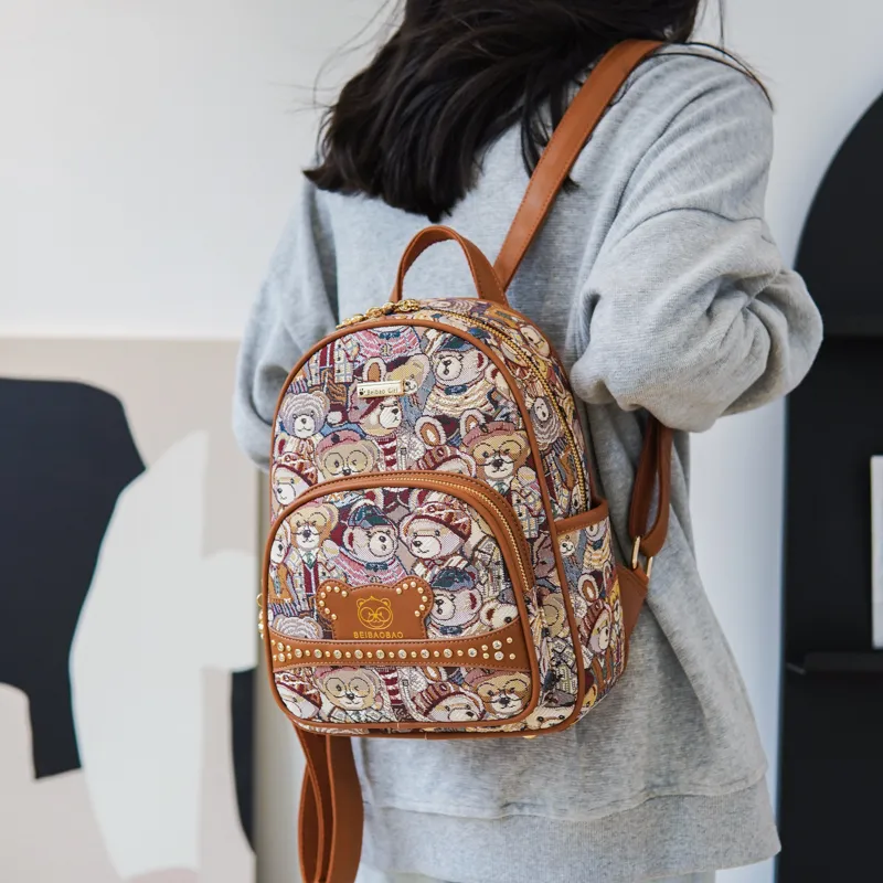 North Pack PU Backpack Women's Multicolor-11