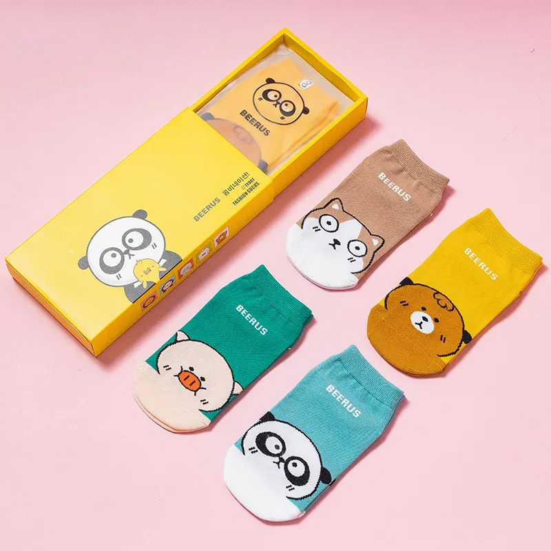 Beerus No Show Socks Women's 4 Pack-1