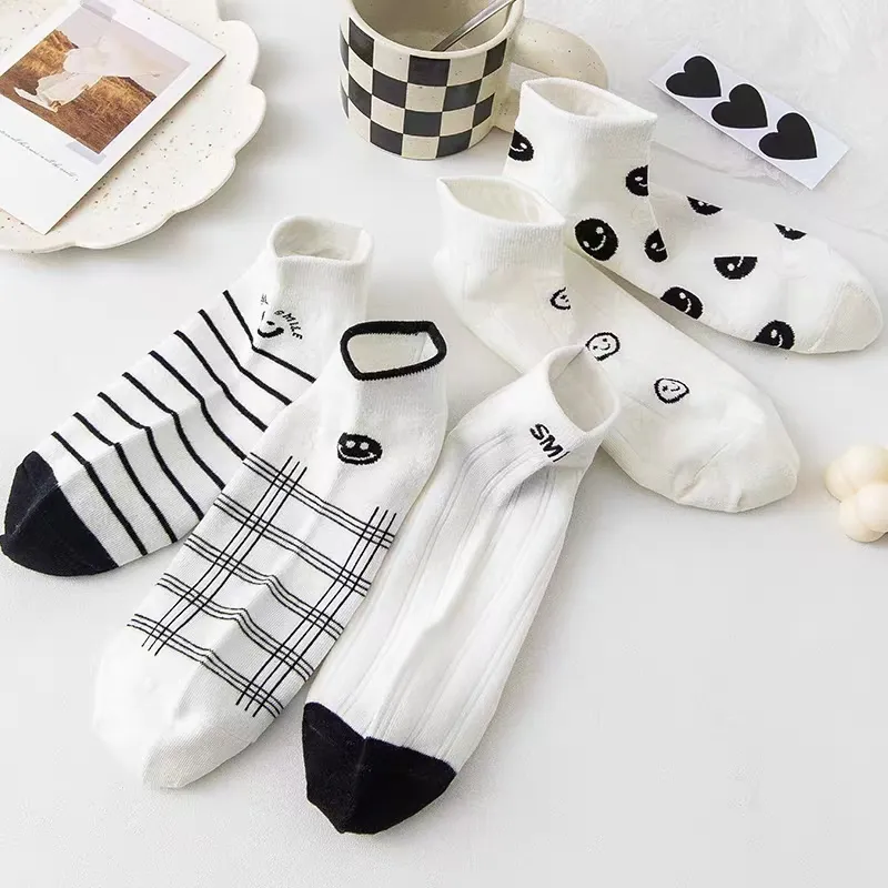 TLXT No Show Socks Women's Students Sports Wear, Breathable 5 Pack-6