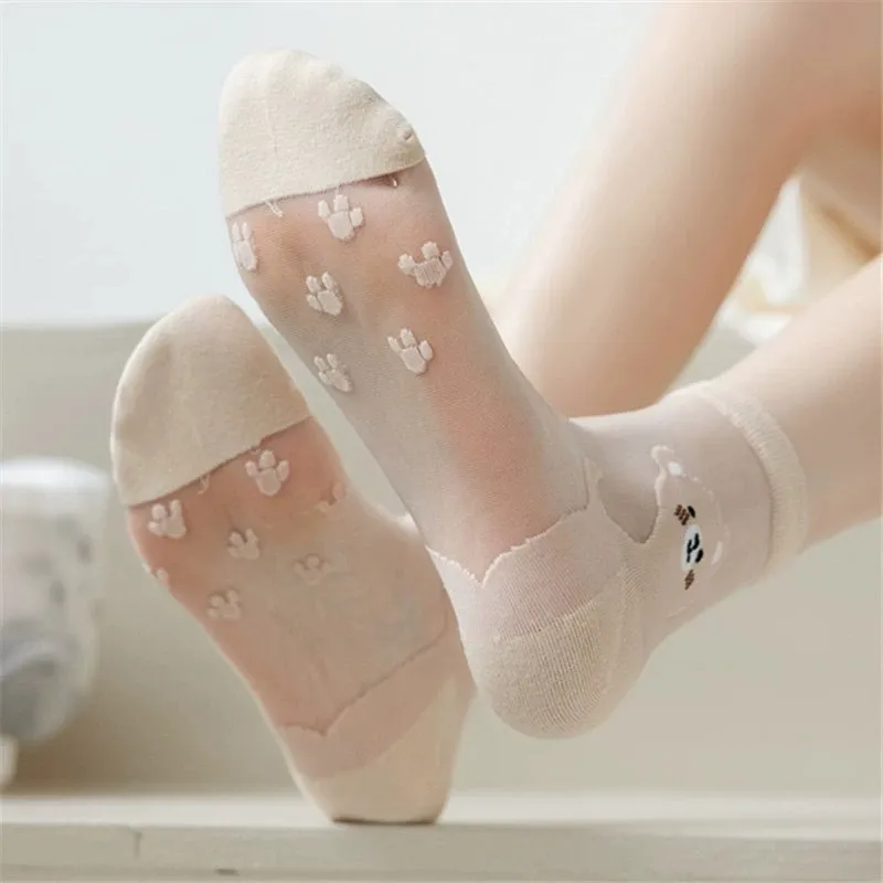 TLXT Stockings Women's Sweet Style Versatile, Comfortable And Soft, Barefoot Feel-5