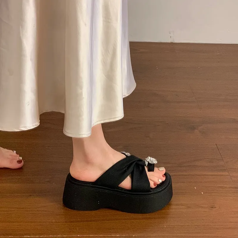 OPOA Slip Resistant Abrasion Resistant Cushioning Slide Slippers Women's-2