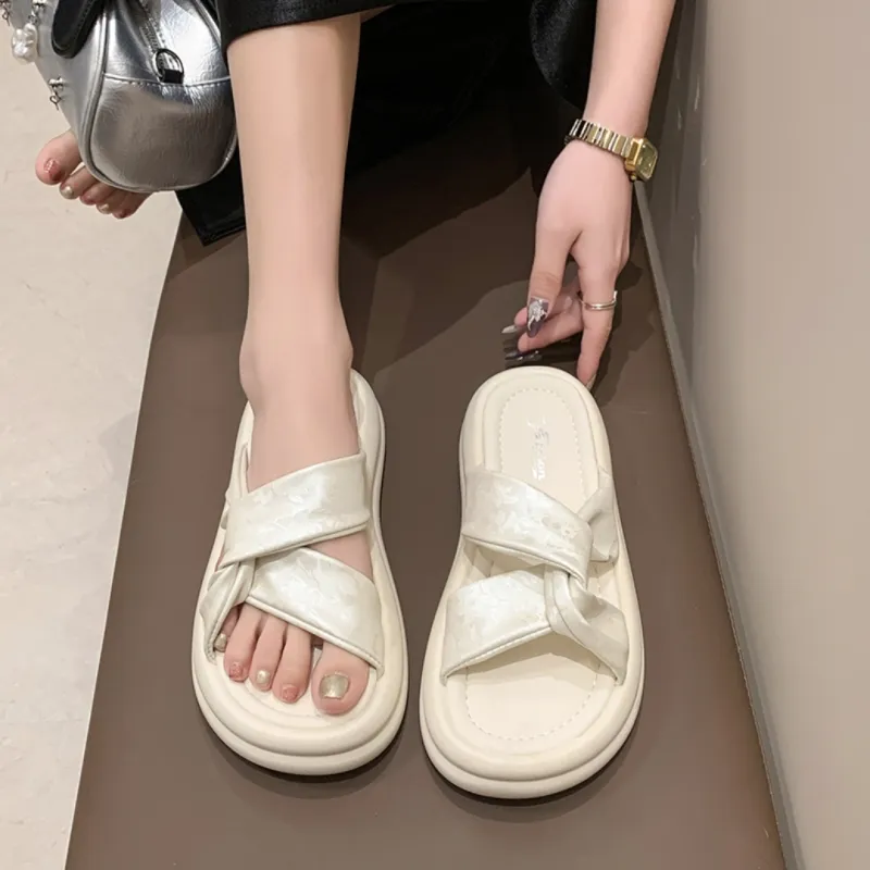 OPOA Slip Resistant Abrasion Resistant Slide Slippers Women's-3