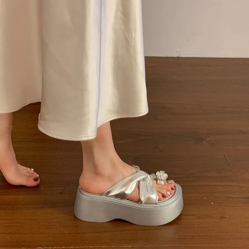 OPOA Slip Resistant Abrasion Resistant Cushioning Slide Slippers Women's-11