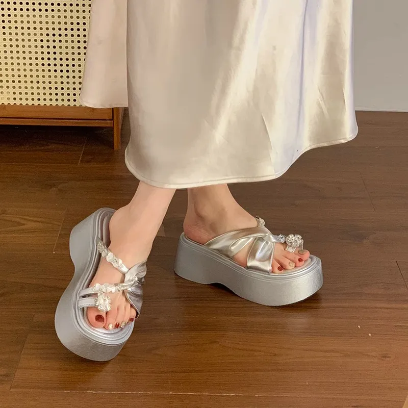 OPOA Slip Resistant Abrasion Resistant Cushioning Slide Slippers Women's-13