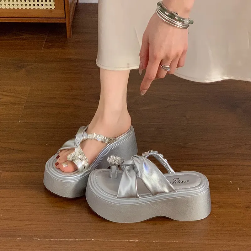 OPOA Slip Resistant Abrasion Resistant Cushioning Slide Slippers Women's-12