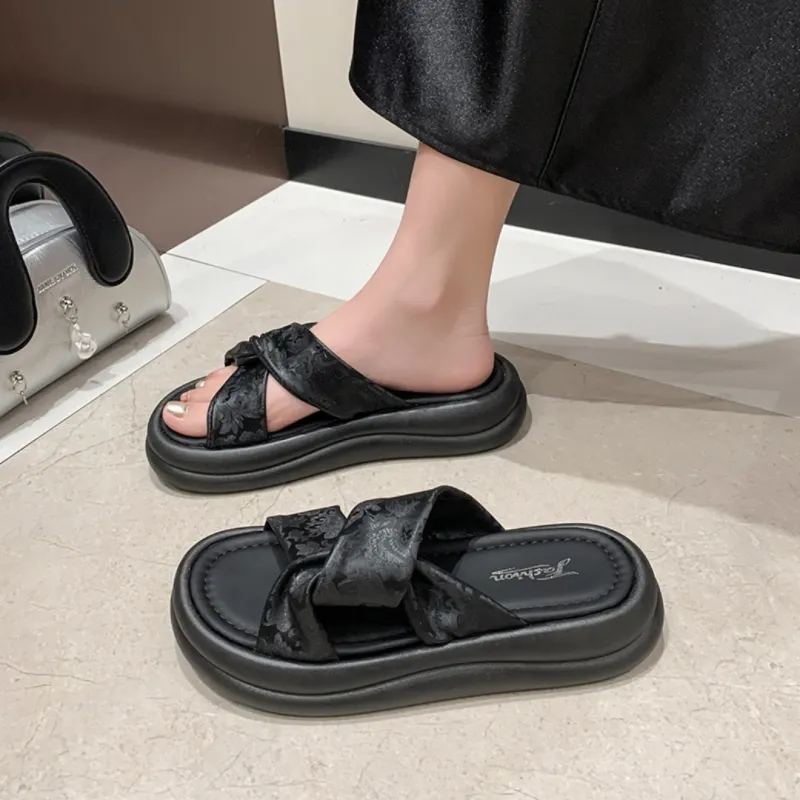 OPOA Slip Resistant Abrasion Resistant Slide Slippers Women's-11