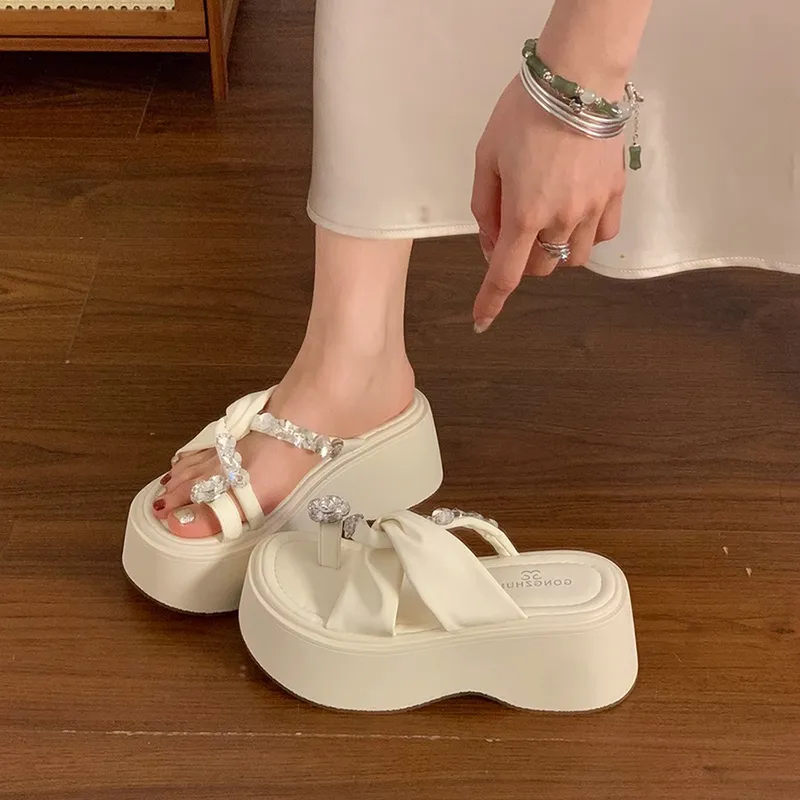 OPOA Slip Resistant Abrasion Resistant Cushioning Slide Slippers Women's-6