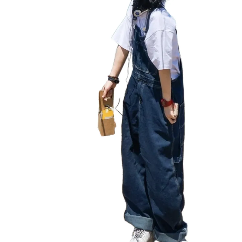 YIWANSHIDUO Jumpsuits Unisex Blue-1