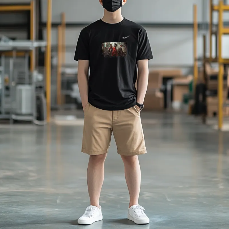 Nike T Shirts Unisex Black-2