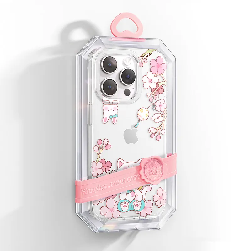 Kingxbar TPU Material Silicone Impact Resistant Phone Case Compatibility With Apple 15 Collection-1