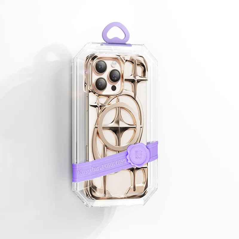 Kingxbar PC Material Powerful Magnetic Phone Case Compatible With Apple 16 Collection-1