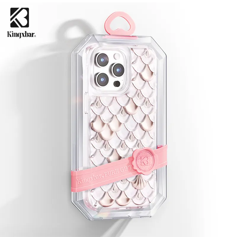 Kingxbar TPU Material Impact Resistant 3D 3D Effect Phone Case Compatible With Apple 15 Collection-3
