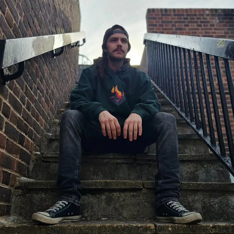 POLAR SKATE CO Sweatshirt Unisex Dark Green-3
