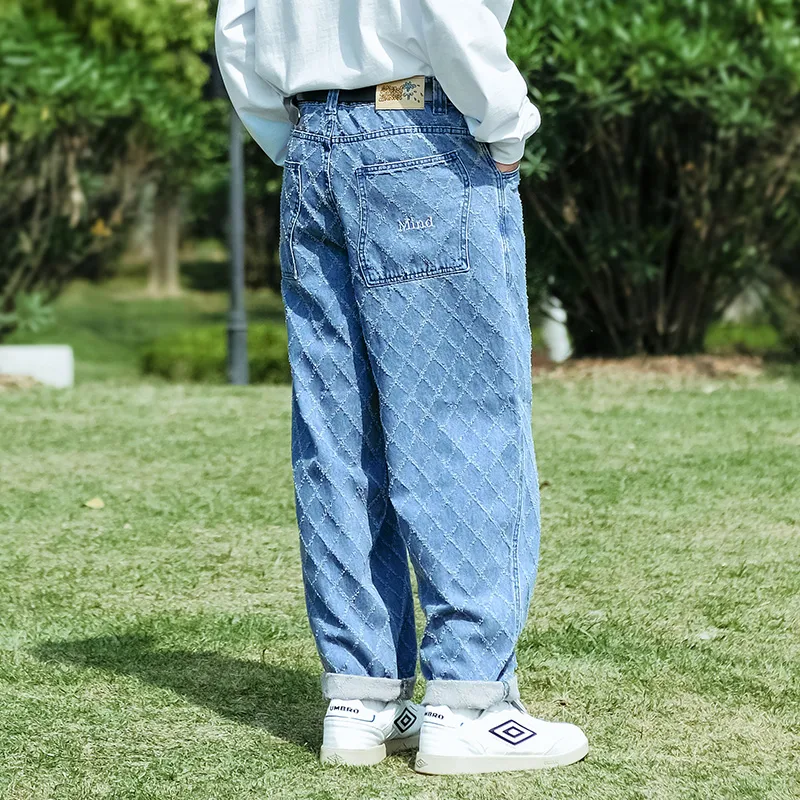 MIND ERROR Jeans Unisex Blue-10