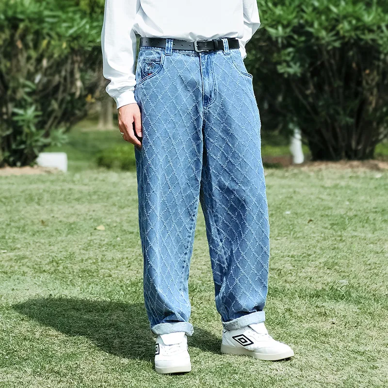 MIND ERROR Jeans Unisex Blue-7