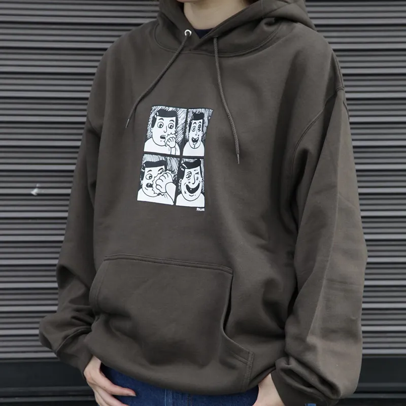 POLAR SKATE CO Sweatshirts Unisex Brown-2