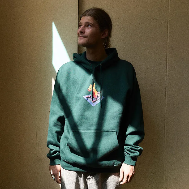 POLAR SKATE CO Sweatshirt Unisex Dark Green-2