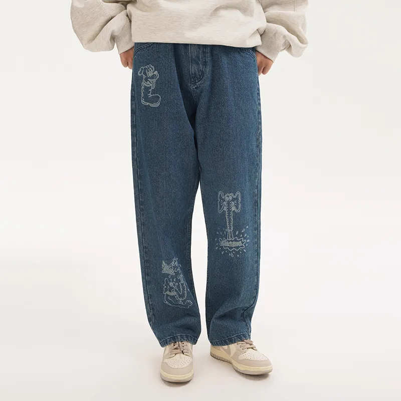 MIND ERROR Jeans Unisex-6