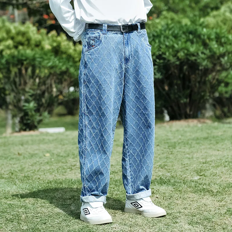 MIND ERROR Jeans Unisex Blue-2