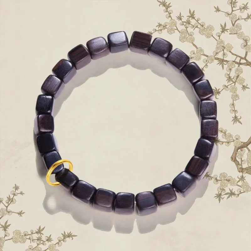 JINGCHENGGOU Green Sandalwood Bracelets Unisex-4