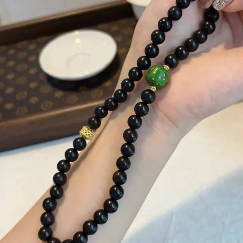 JINGCHENGGOU Ebony Bracelets Unisex-2