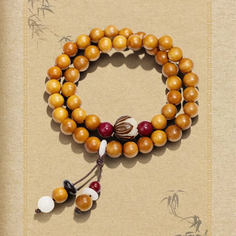 JINGCHENGGOU Peachwood Bracelets Unisex-2