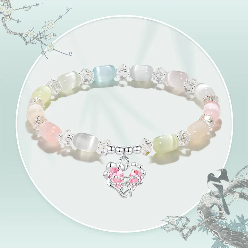 JINGCHENGGOU Transparent Gypsum Bracelets Women's-3