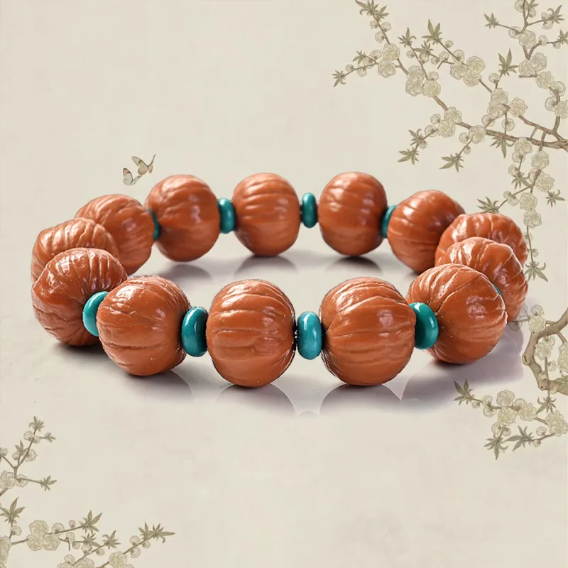 JINGCHENGGOU Monkey Head Walnut Bracelets Unisex-1