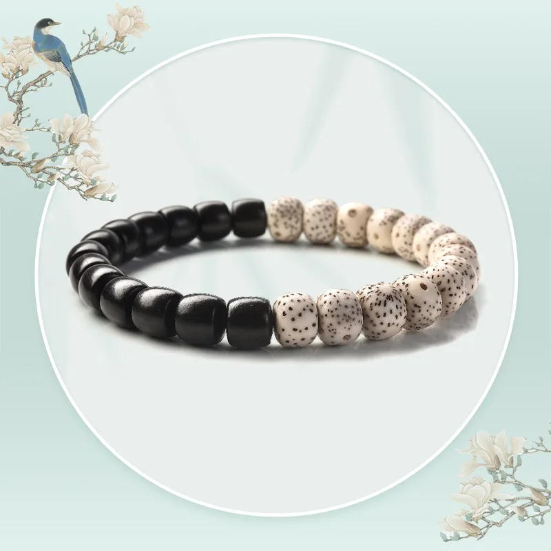 JINGCHENGGOU Ebony Bracelets Unisex-3