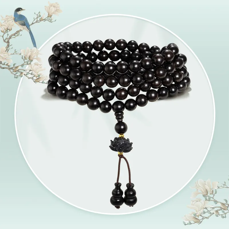 JINGCHENGGOU Ebony Bracelets Unisex-4