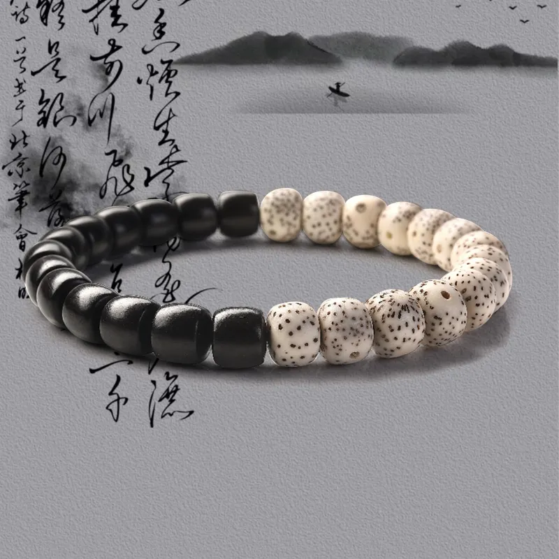 JINGCHENGGOU Ebony Bracelets Unisex-5