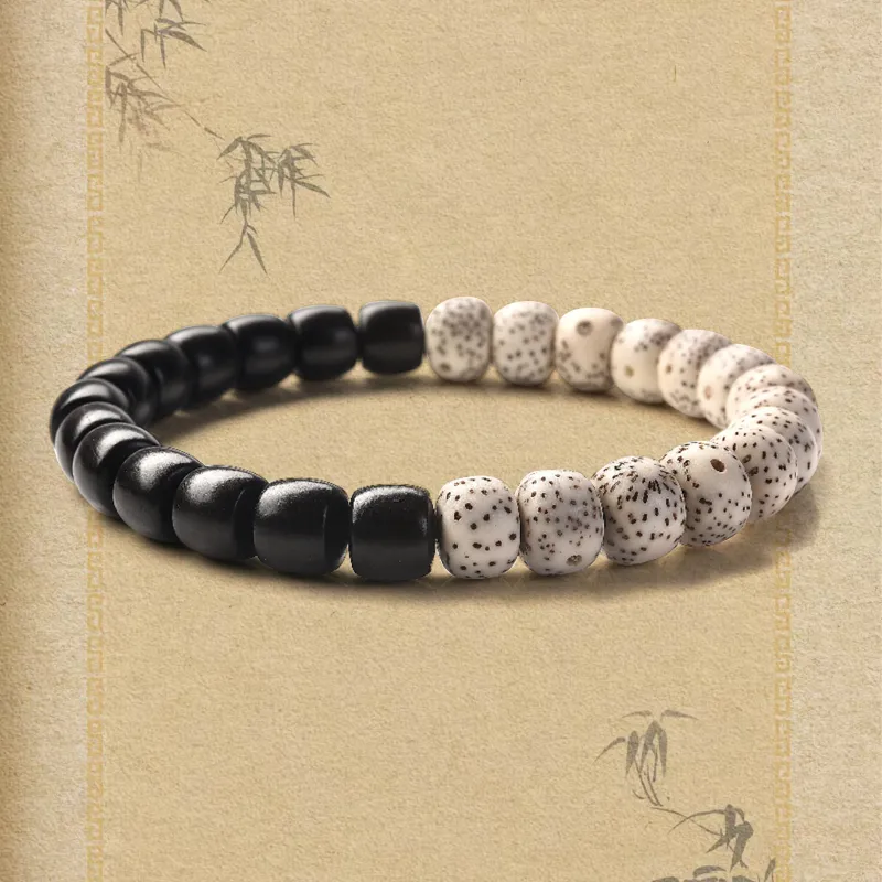 JINGCHENGGOU Ebony Bracelets Unisex-2